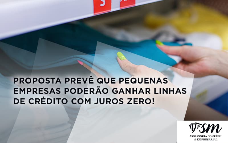 Proposta Prevê Que Pequenas Empresas Poderão Ganhar Linhas De Crédito Com Juros Zero Sm Assessoria - Contabilidade em Niterói | SM Contabilidade